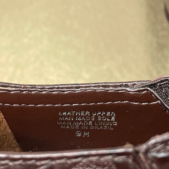 ANTONIO MELANI Brown Leather Booties Size 9 - Picture 9 of 12